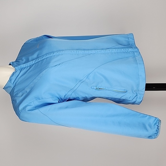 FILA Women's Sky Blue Mesh Lined Lightweight Zip Up Windbreaker Jacket Size S - Picture 2 of 16